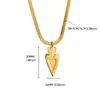Europa y Estados Unidos colgante de amor transfronterizo diseño de nicho sentido de alta gama hip-hop retro moda cadena de clavícula en forma de corazón joyería