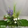 Jardín Estilo Bosque Monet Florales Terminados Tienda Decoración Escaparate Fotografía Transmisión en Vivo Tienda 4S Ceremonia Marrón Claro