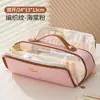 Bolsa de Cosméticos Transfronteiriça Novo Estilo, Bolsa de Higiene Pessoal Portátil de Grande Capacidade para Viagem, Bolsa Multifuncional para Armazenamento de Cosméticos, Portátil