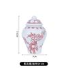 Pingente de Árvore de Natal Jingdezhen Decoração de Porcelana Azul e Branca Pingente Pequeno Vaso de General Vaso Pequeno Retrô Ornaments de Vento Criativos