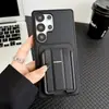 Funda con tarjetero integrado adecuada para Samsung S26 Ultra funda de teléfono con textura de cuero A57 con ranura para tarjeta A36 anticaída 25 cubierta protectora