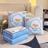Almohada Edredón Multifuncional Felpa Estampada Engrosada Logotipo Personalizado Texto Slogan Publicitario Edredón Dos en Uno