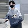 Sudadera de Felpa para Niños Primavera y Otoño Nueva Ropa Infantil Invierno Casual Deportiva Cuello Redondo Prenda de Otoño para Niños Mayores Marca de Moda