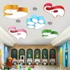 Lámpara LED de diseño creativo de animal de dibujos animados para Hall de Jardín de Infantes, aula, pasillo, parque infantil, tienda de madres y bebés, lámpara de techo