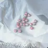 Flor de Begonia de Simulación Estéreo Termoencogible Antigua Hecho a Mano DIY Accesorios para Pasador de Pelo Luz Nocturna Paso Material en stock