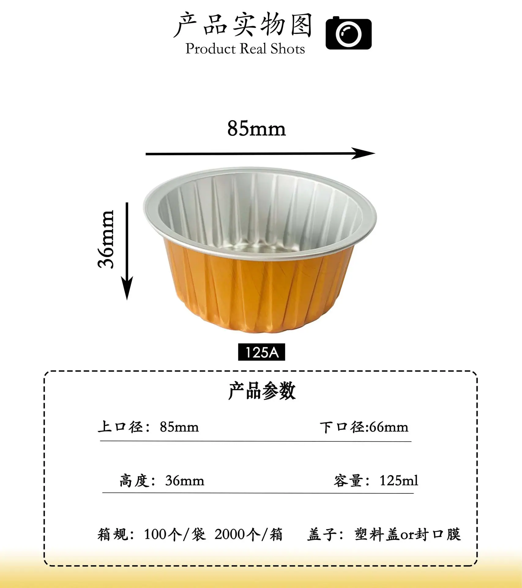 125A最终产品参数