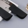Bolsa para gafas de lectura nueva moda portátil cremallera hecha a mano estuche para gafas personalizado cuero PVC bolsa suave para gafas