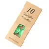 Pacote com 10 porta-velas tipo pastilha redondos de casca de alumínio proposta declaração romântica layout velas ktv hotel aquecimento de chá velas pequenas