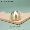 Mini Campanas Pequeñas de Latón Adornos Colgantes Hechos a Mano DIY Decoraciones para el Festival del Bote del Dragón Colgantes Accesorios Piezas de Carrillón de Viento Claras Materiales