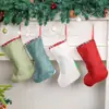 Xcg Elo Interno Meia de Natal Meias de Cerca Saco de Presente de Juta Saco de Presente de Doces Decorações de Natal Atacado
