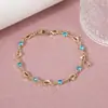 Nova Pulseira Coração do Oceano Retrô, Personalizada, Simples, Fresca, Doce, Versátil, Joias de Luxo Leve e de Alta Qualidade