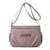 2024 Jierangshi Bolso de Hombro Simple Urbano Nuevo Bolso de Tela de Nylon de Moda Versátil