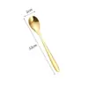 Cuchara de Acero Inoxidable Hogareña Alimentación Bebé Cuchara para Comer Cubiertos Mango Largo Cuchara para Café Cuchara para Helado Postre Venta al por Mayor