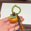 Cera de Abeja de Segunda Generación Varios Estilos Oso Bolsa de Queso Colgante Llavero DIY Exquisito Adorno de Joyería