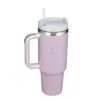 Taza termo de doble capa Big Mac de acero inoxidable 304 con asa de hielo de 40 oz, taza de agua para coche, taza portátil transfronteriza
