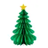 Adornos de panal estéreo para decoración de fiestas navideñas de Amazon, adornos de panal para árbol de Navidad, decoración de fiesta de invierno