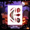 Pegatinas de tatuaje de Halloween con múltiples diseños al por mayor: calabaza, fantasma, araña, calavera, varias cicatrices sangrientas, heridas falsas