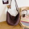 Bolsa de Nylon de Grande Capacidade Transfronteiriça para Mulheres Verão 2025 Nova Bolsa de Ombro Transversal Casual de Nicho Bolsa Dumpling para Trabalho