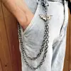 Los Jeans Más Vendidos de Amazon Streetwear Genial Oscuros Modernos Pantalones de Murciélago Cadena Accesorios Cadena para Jeans Cinturón de Cadena Cintura Hombres Venta al por Mayor