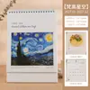 Nuevo Calendario Estilo Chino 2027 Calendario Mensual Personalizado Grande Creativo Oficina Escritorio Negocio Logo de Empresa