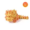 Juguete Adorno Huevo de Dragón Despertando León de Una Pieza Impreso en 3D Nuevo Estilo Chino Figura Articulada Decoración