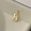 Plata S925 Colgante Individual Transfronterizo Pulsera de Letras DIY Collar Chapado en Oro de 14K Accesorios de Colgantes Simples Compactos