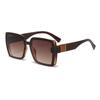 Gafas de Sol Retro de Montura Grande Estilo Urbano Protección UV Moda Verano Gafas Adelgazantes para Cara Grande Estilo Lujo Ligero