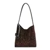 Bolsas Retrô de Nicho Bolsas Femininas 2026 Nova Tendência Bolsa Saco de Grande Capacidade Bolsa de Ombro Fashion Bolsa de Ombro Casual