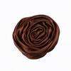 Corsage de Rosa Hecho a Mano 5.5cm DIY Tocado de Flor de Rosa Accesorios de Ropa Tela de Satén Corsage Tridimensional Hecho a Mano