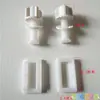 Base de parafuso de assento de vaso sanitário antigo acessórios de tampa de vaso sanitário trava de fundo retangular fixação de montagem inferior porca de fixação haste de parafuso redonda de plástico