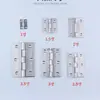 Mini Bisagra de Acero Inoxidable Apertura Plana Gabinete Armario Bisagra Plegable Silenciosa Invisible Pequeña Bisagra Plegable Accesorios de Ferretería Juego Completo