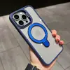 Funda magnética transparente con soporte para iPhone 18 Pro Max, funda para teléfono Apple 17 con soporte para lente y película para lente 16