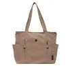 Moda Regreso a Clases Bolso Casual Gran Capacidad Bolso de Mano Estudiante para Clase Simple Versátil Bolso Tote de Hombro Único para el Trabajo