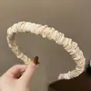 Diadema de alta gama estilo coreano para mujer, diseño de corona alta para hacer que la cara parezca más pequeña, adecuada para uso diario, lavado de cara y maquillaje, con dientes para una sujeción antideslizante