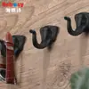 Estilo Escandinavo Gancho de Ropa Creativo Retro Americano Francés Decorativo Forma de Elefante Perchero para Llaves de Entrada Gancho para Puerta