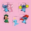 Inserto de Decoração de Bolo Stitch Lilo e Stitch Inserto para Bolo de Aniversário Infantil Adesivo Push Pop de Pudim