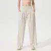 Pantalones Deportivos Sueltos de Alta Gama de Secado Rápido para Mujer Correr Casual Caídos Rectos Pierna Ancha Pantalones de Yoga Cintura Alta Adelgazantes Nuevo Estilo