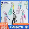 Nuevo Lanyard para Teléfono con Colgante de Cara Sonriente de Huayang, Correa Antiperdida para Bolso y Botella de Agua, Correa de Muñeca Colorida, Colores Personalizables