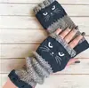 Luvas de Ciclismo de Inverno com Novo Design Europeu e Americano para Homens e Mulheres na Amazon Temu, Luvas de Tricô Bordadas Quentes com Patchwork