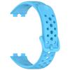 Para Huawei pulseira 10/8/9 oficial pulseira de borracha huawei band9/8 pulseira inteligente pulseira com furo redondo