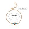 Accesorios de estilo japonés y coreano, conjunto creativo de mini collar y pulsera con abeja, colgante de animal de abeja