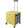 Carrito de compras portátil para acampar al aire libre, carrito de compras plegable de cuatro ruedas, carrito de mano, artefacto para el hogar
