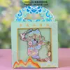 Ímãs de geladeira de Qinhuangdao, souvenirs turísticos originais da tendência nacional, presentes culturais e criativos de marcos, ímãs de geladeira de metal atacado