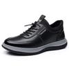 Zapatos Casuales de Cuero PU Formales de Invierno para Hombre Estilo Coreano de Punta Redonda Zapatillas Talla Grande Venta al por Mayor Transfronteriza Moda con Forro de Algodón