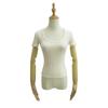 2024 Verão Nova Grande Decote Em U Peito-revelador T-shirt de manga curta Mulheres Pure Spice Meninas Básico Slim-fit Slimming Top