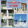 Escultura de Piedra Personalizada Figura de Estilo Europeo Fuente de Ángel Fuente Blanca de Mármol Occidental para Exteriores Fuente de Mármol para Jardín