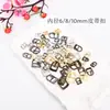 Hebilla de Pin Mini Pequeña Forma de D de 6 mm 8 mm 10 mm Accesorios para Ropa de Muñeca Hebilla de Zapato Hebilla de Cinturón para Muñeca BJD Accesorios para Muñecas