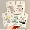 Presilha de Cabelo Azul com Bolinhas Frescas de Verão para Mulheres, Presilhas Laterais para Fios Soltos, Mini Presilhas BB para Franja, Presilhas e Acessórios de Cabelo Fofos para Crianças