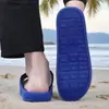Chinelos de Cristal com Ar Condicionado para Dropshipping, Chinelos de Banho à Prova de Vazamento, Novos Chinelos de Plástico Antiderrapantes para Homens, Chinelos de Banheiro para Casais