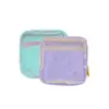 Bolsa de Tofu Dopamina Mini de Malla Portátil para Viaje Bolsa de Almacenamiento para Artículos de Tocador y Maquillaje Bolsa para Retoques Bolsa de Malla para Artículos Varios